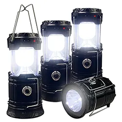 XTAUTO Collapsible Portable LED Camping Lantern — Versatile, Solar & USB Rechargeable